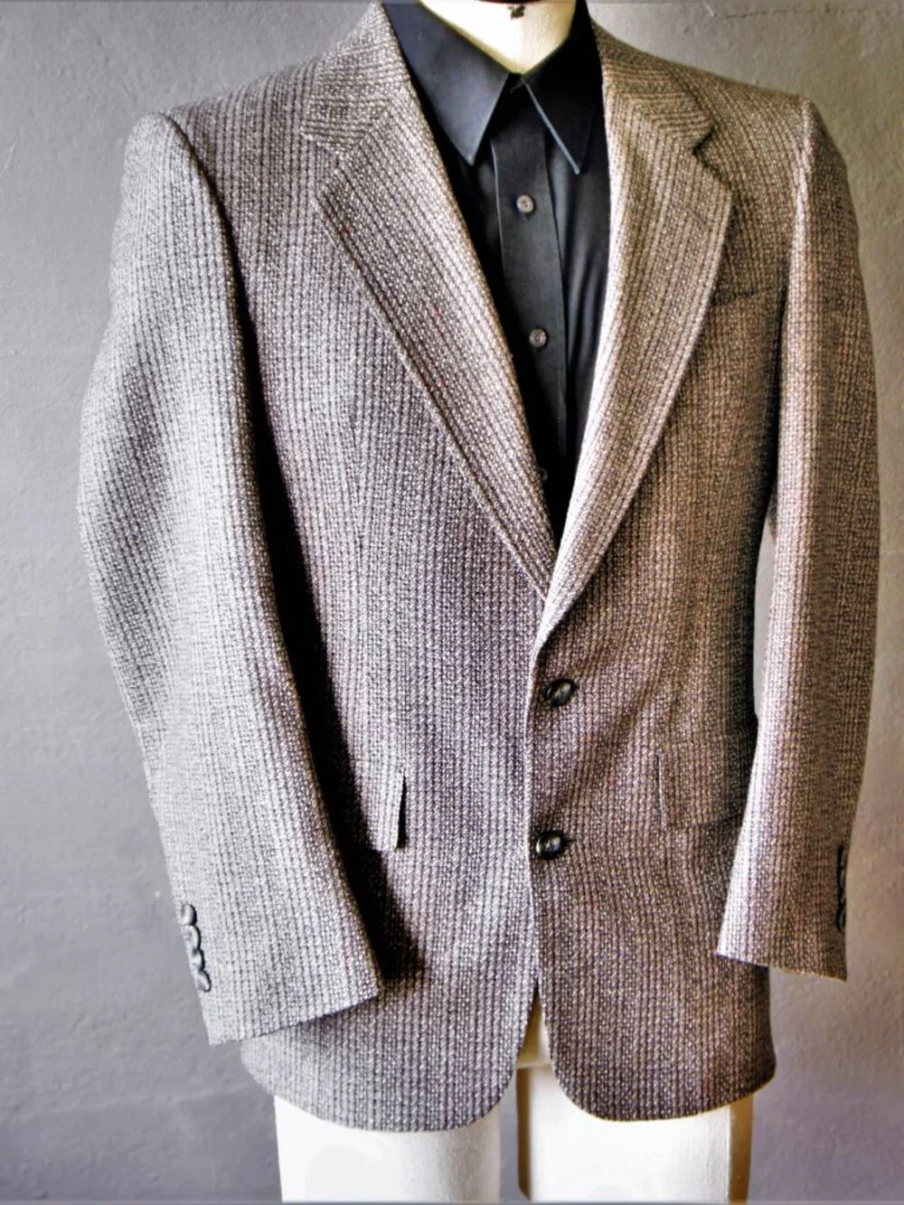 Vintage Christian Dior Tweed Blazer/ Sport Coat/ Size 40